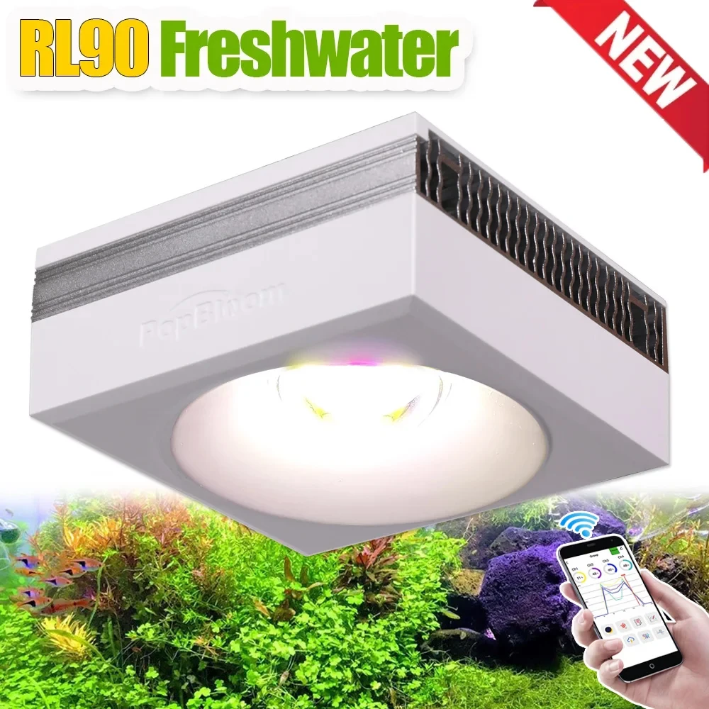Planted Aquarium Freshwater - PopBloom Professioneel geplant aquariumlicht 100W, zoetwateraquariumlicht