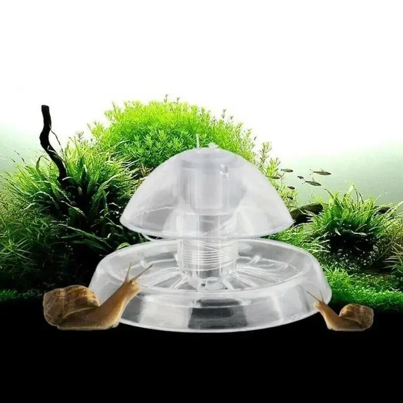 Aquarium Plant - 2026 Nieuwe 6/8CM Transparante Plastic Slakkenval