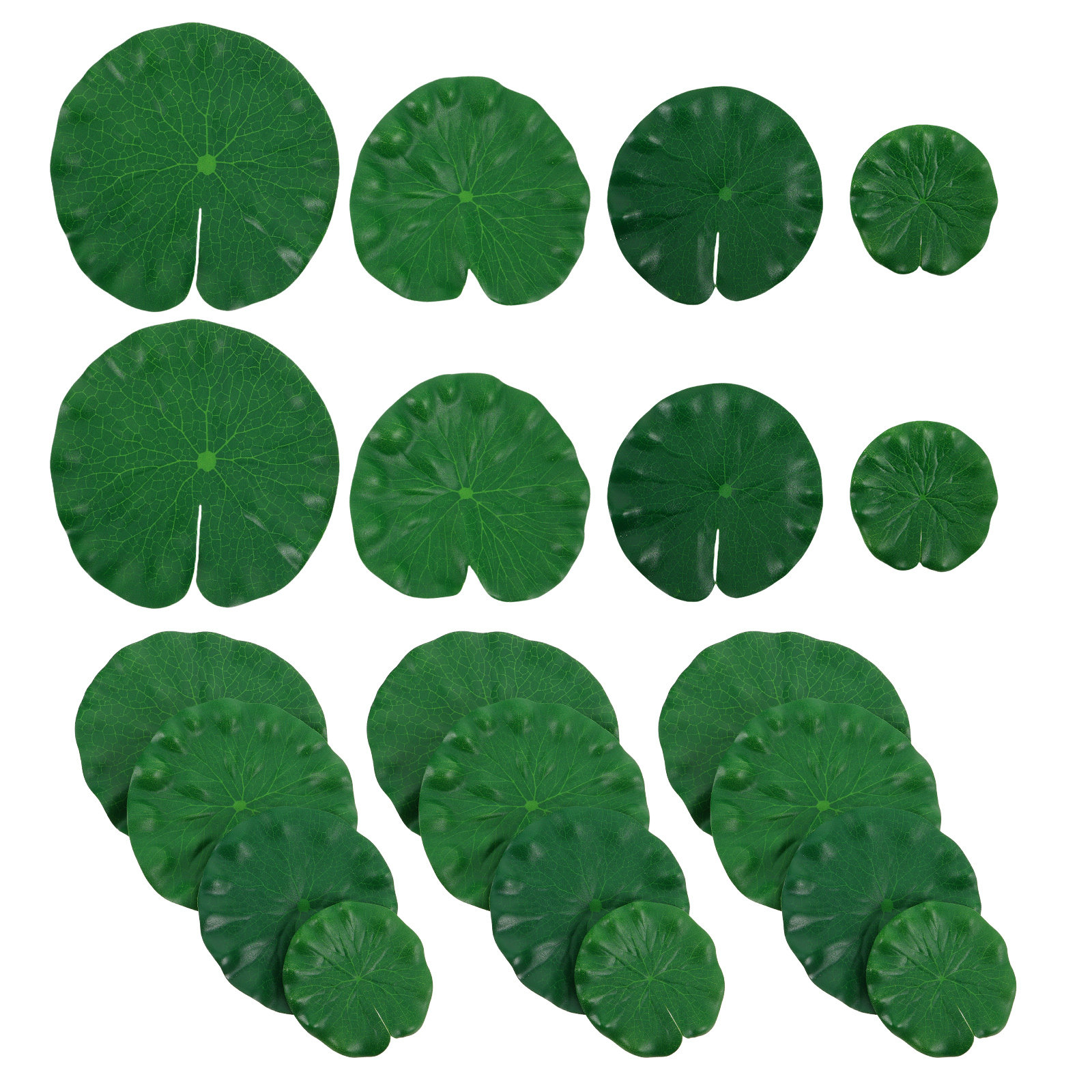 Aquarium Plant - 26-delige Lotusblad Decoratieset Kunstmatige Lotusbladeren Aquarium