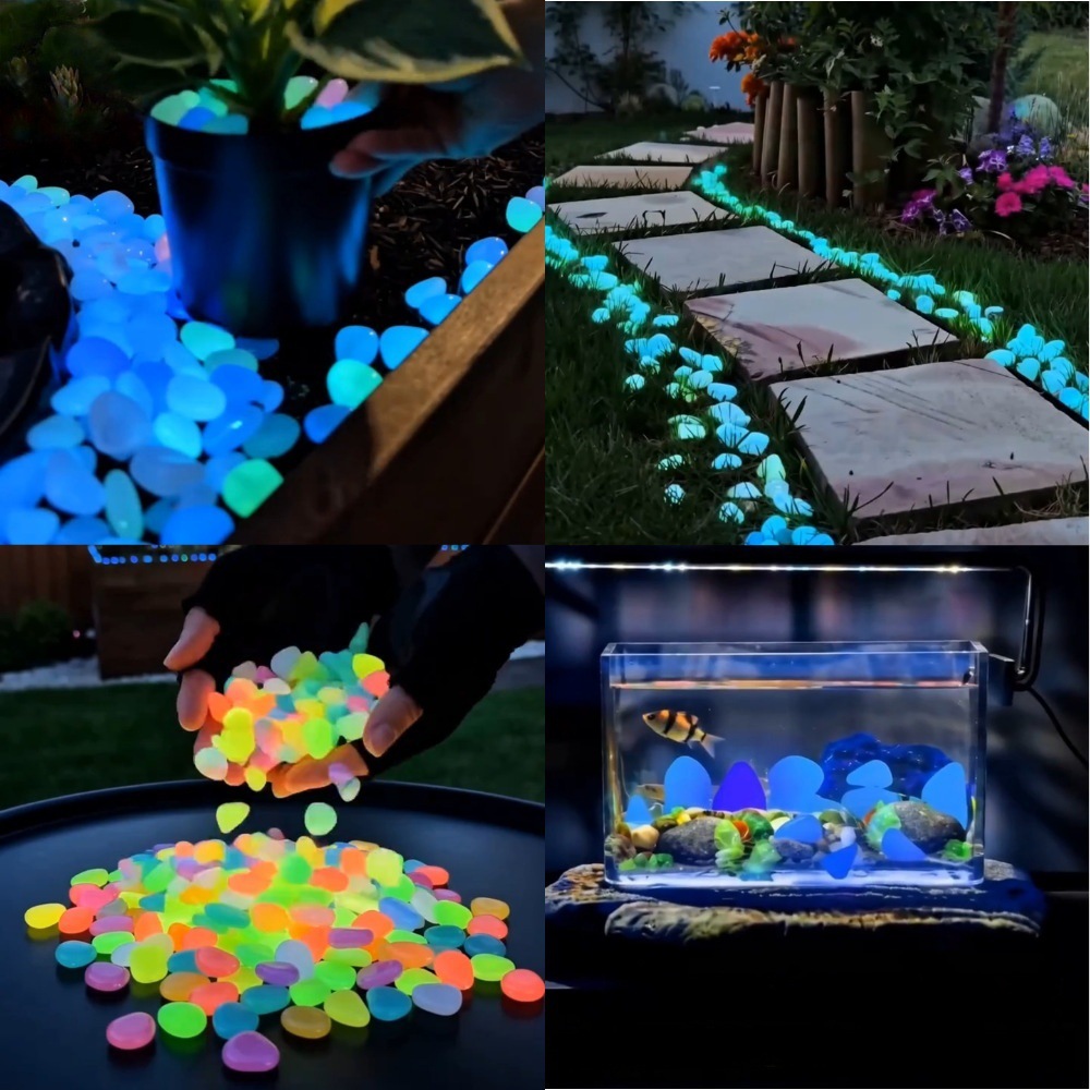 Aquarium Plant - Kleurrijke, in het donker gloeiende, lichtgevende