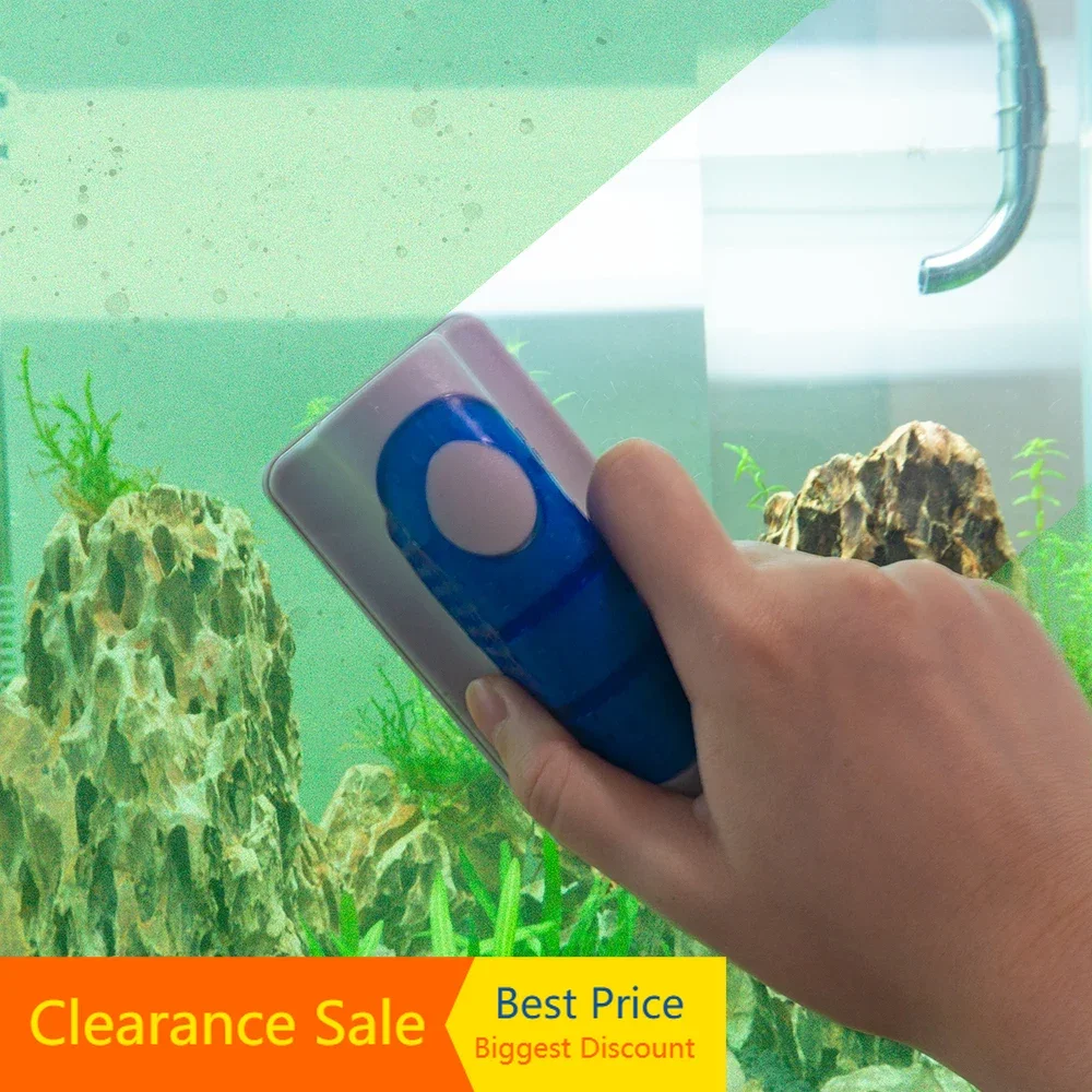 Planted Aquarium Algae Remover - Reinigingsgereedschap voor aquariumvissen Magnetische algenborstel voor