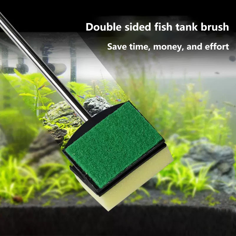 Planted Aquarium Algae Remover - @*Aquarium Visbak Glas Plantenreinigingsborstels Drijvende Reinigingsborstel