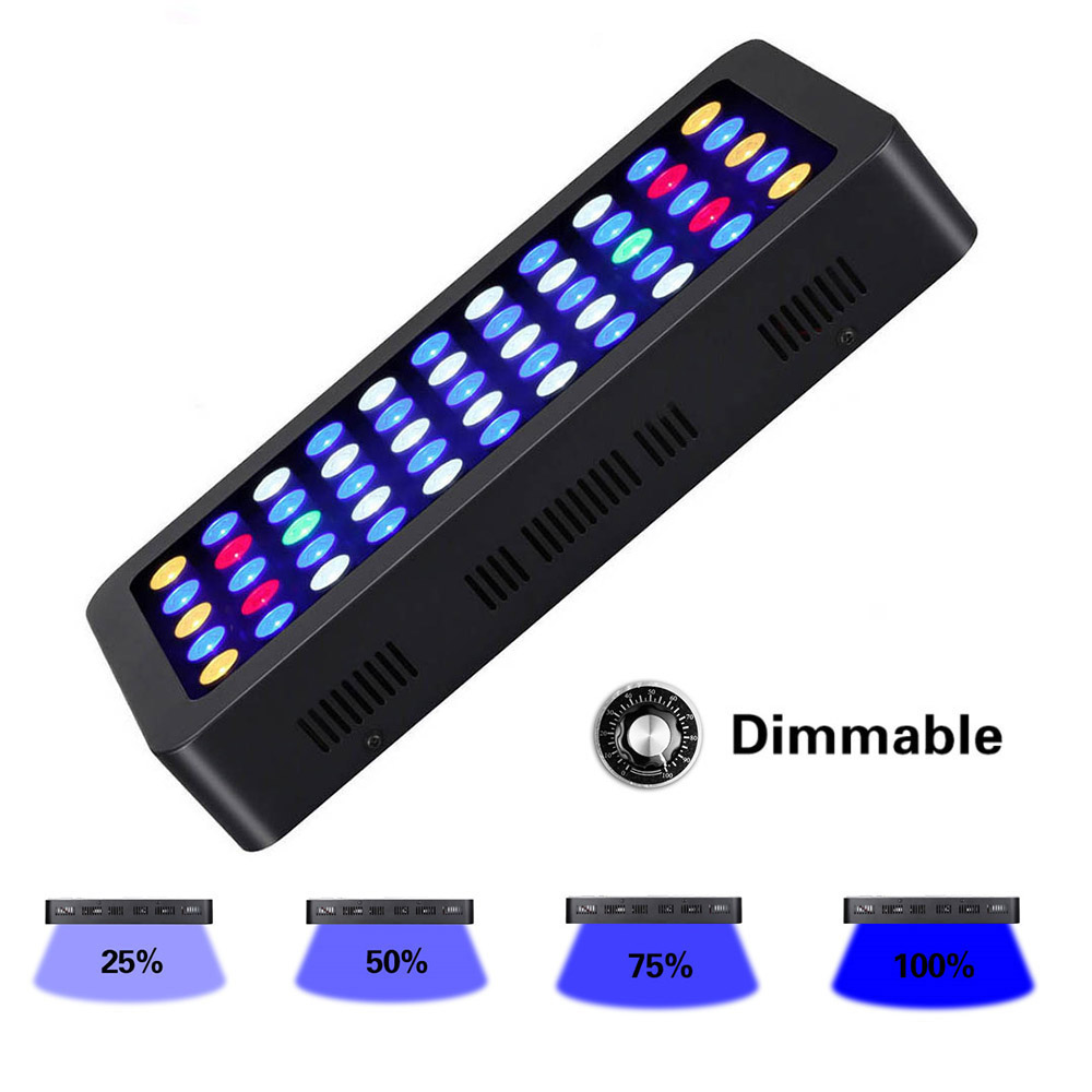 Planted Aquarium Freshwater - 165W LED Aquaria Licht Dimbare Koraal