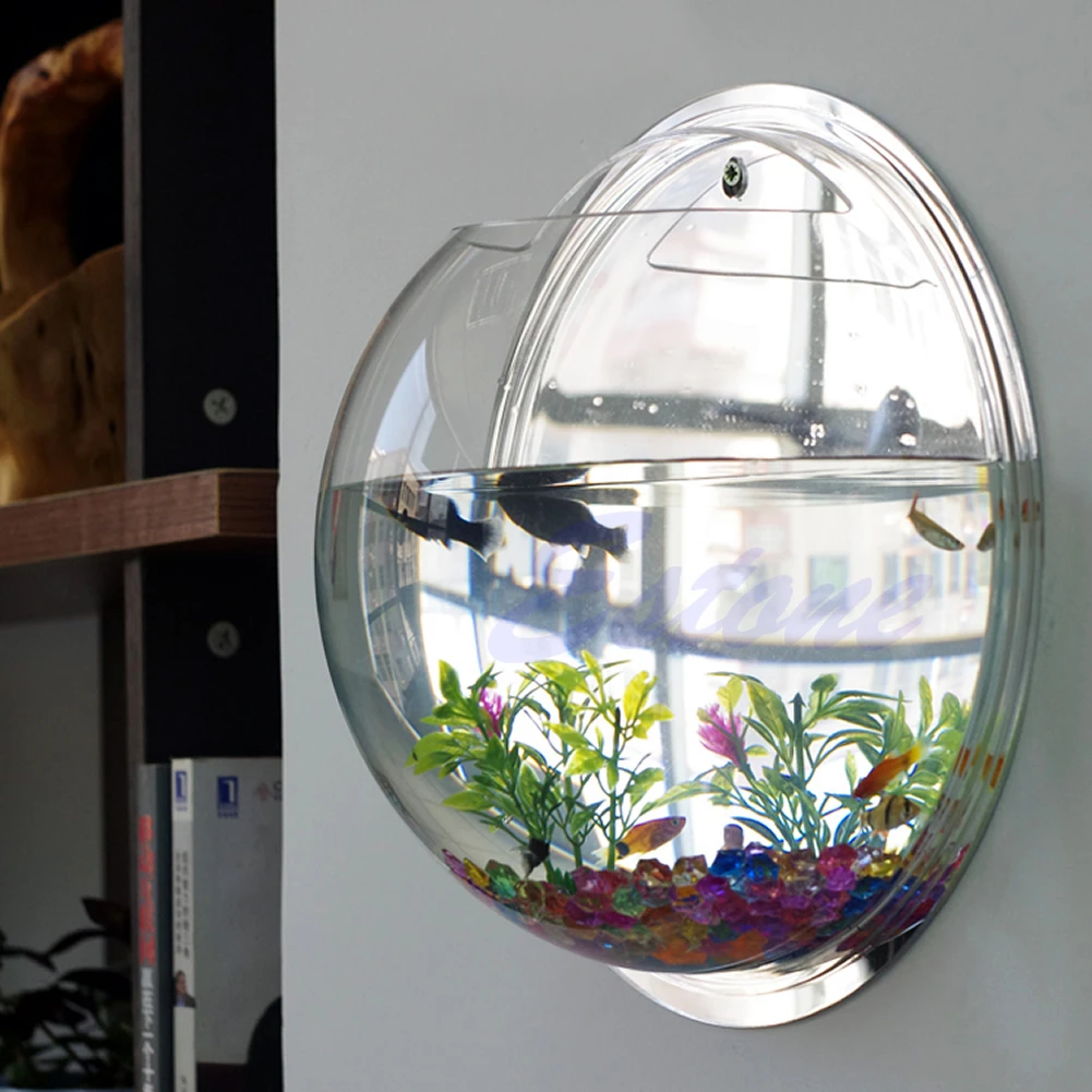 Wandgemonteerde acryl viskom T - Aquarium Planted Wall recensie en prijs