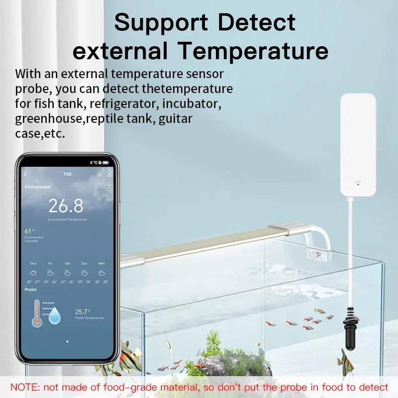 Tuya WiFi temperatuur-vochtigh - Aquarium Plant recensie en prijs
