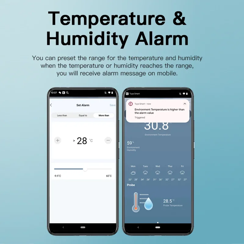 Tuya WiFi temperatuur-vochtigh - Aquarium Plant recensie en prijs