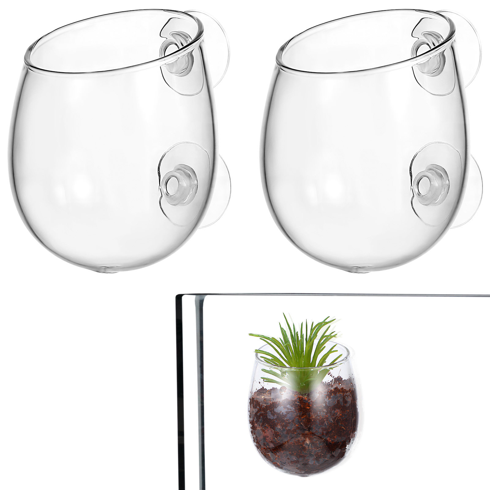 2 stuks aquarium accessoires,  - Aquarium Planted Wall recensie en prijs