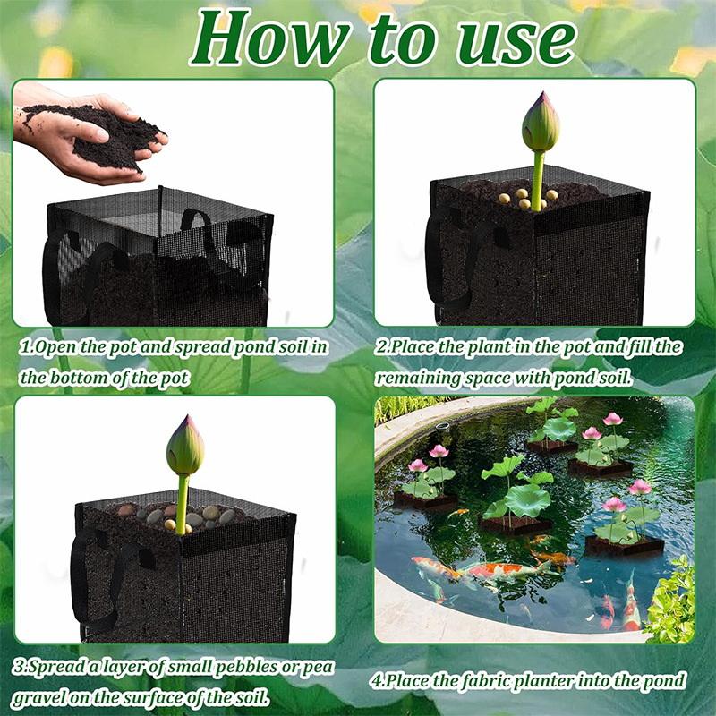 4 stuks zwarte gaas vijverplan - Aquarium Plant recensie en prijs