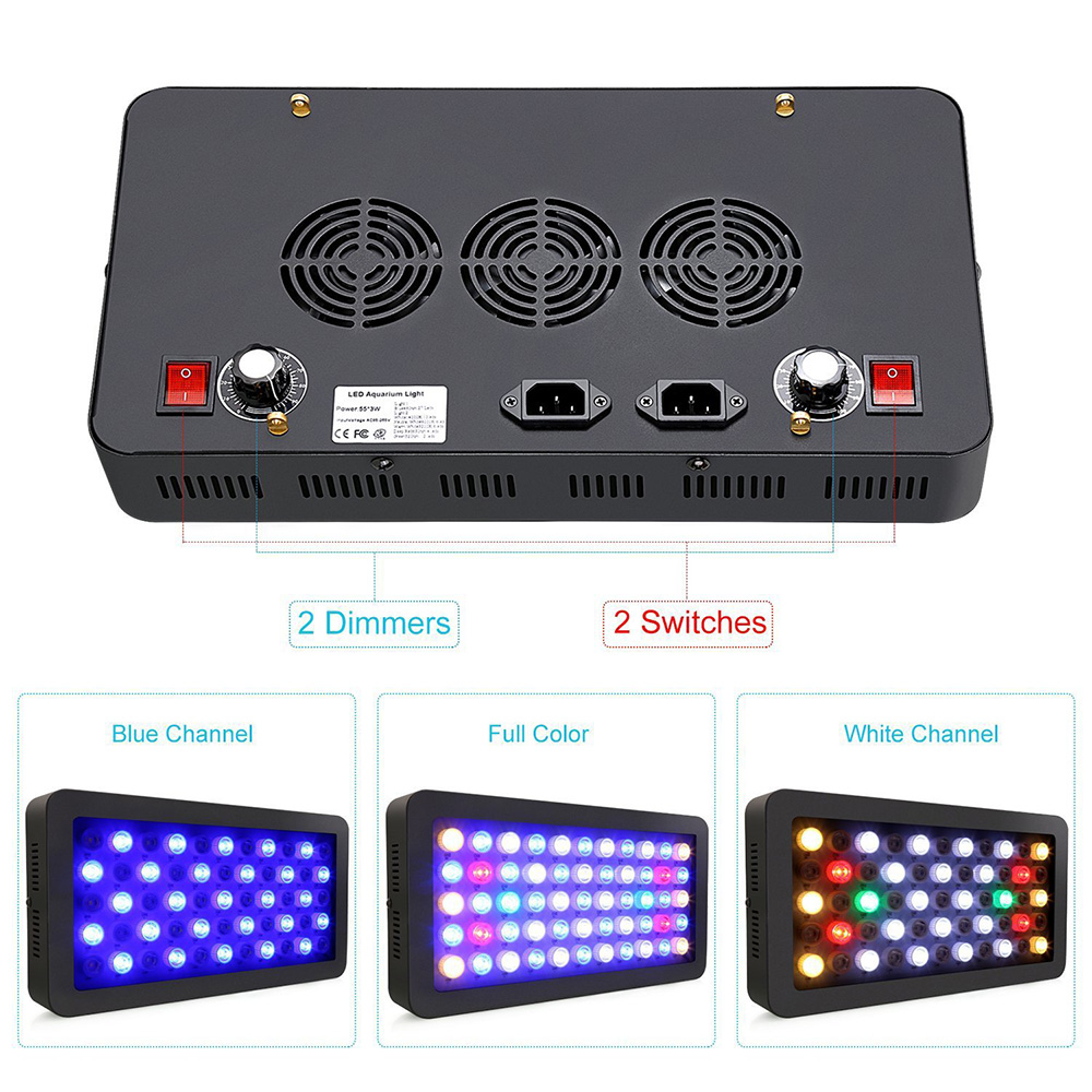 165W LED Aquaria Licht Dimbare - Planted Aquarium Freshwater recensie en prijs